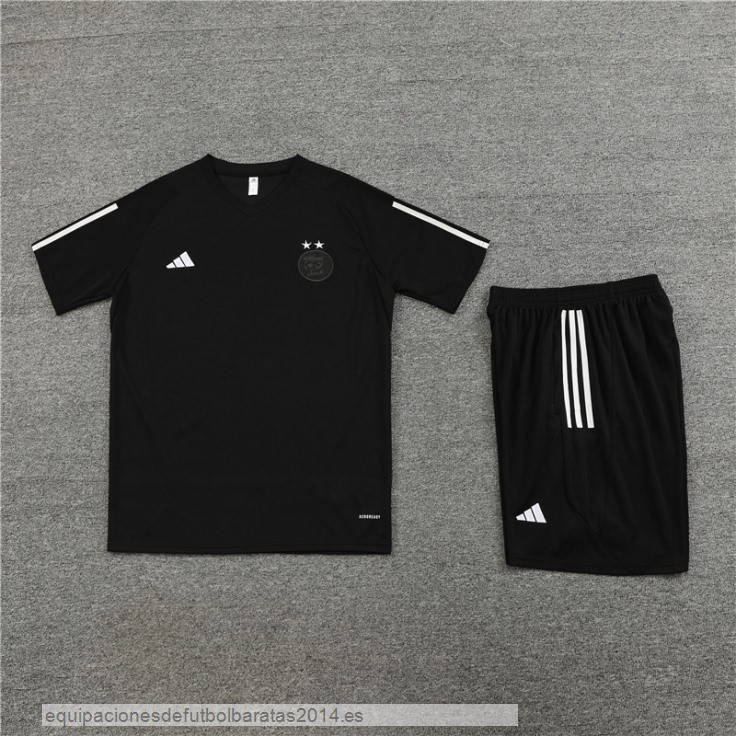 Nuevo Entrenamiento Conjunto Completo Niños Argelia 2023 Negro Baratas